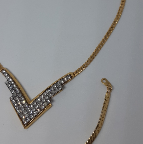 Gold Vermeil Necklace and Bracelet Set so beautiful. - Picture 4 of 9